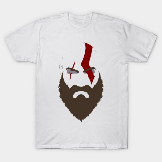 God of War Outlined T-Shirt by CylentArt